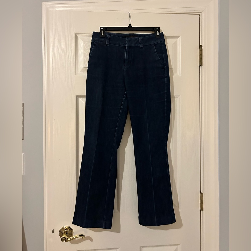 Coldwater Creek Navy Denim Trousers